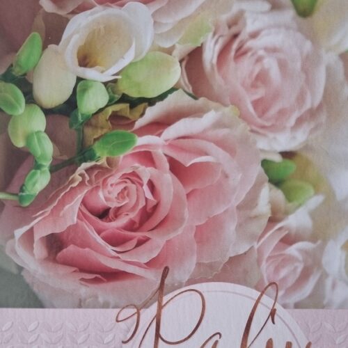 Õnnitluskaart "Roosid ja freesaid"