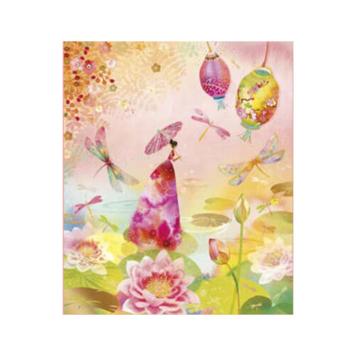 Õnnitluskaart "Vesiroosid"