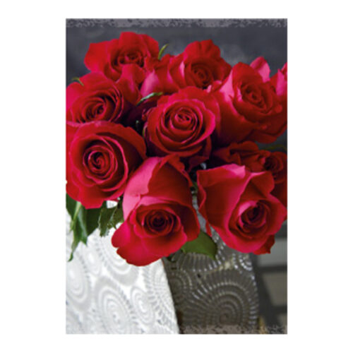 Väike kimbukaart "Punased roosid"